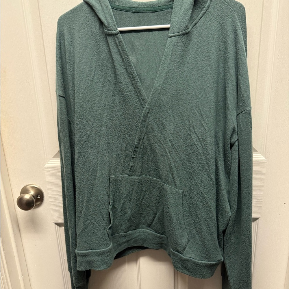 Zyia boyfriend Green Hooded Sweatshirt